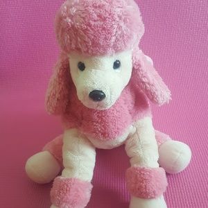 🌻 Pink Plush Poodle purse